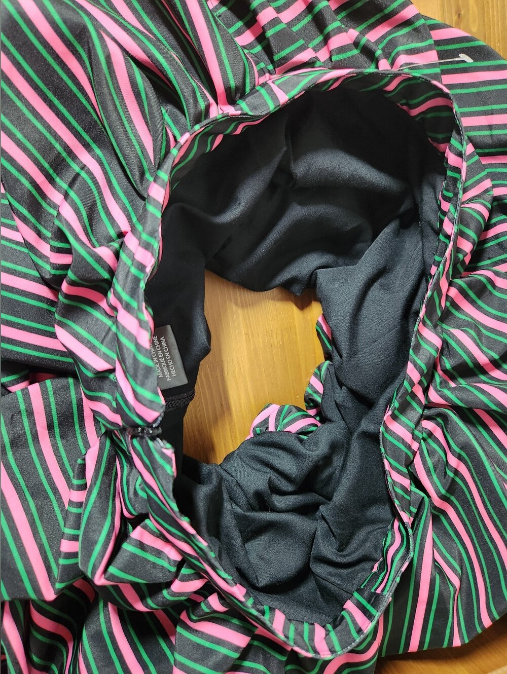 Wicked Movie by Paul Tazewell Striped Bubble Skirt Women's AKA Sorority Vibes - Picture 5 of 6